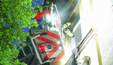 Zimmerbrand an der Erkrather Straße