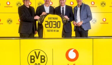 Vodafone wird Hauptsponsor von Borussia Dortmund
