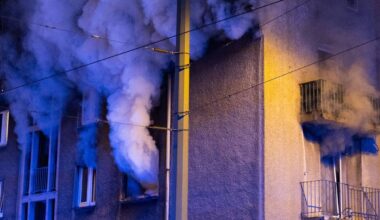 Feuerwehr Essen löscht brennende Wohnung