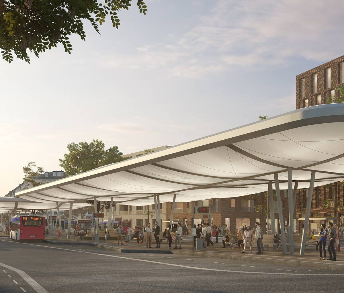 Zentraler Busbahnhof soll September fertig sein