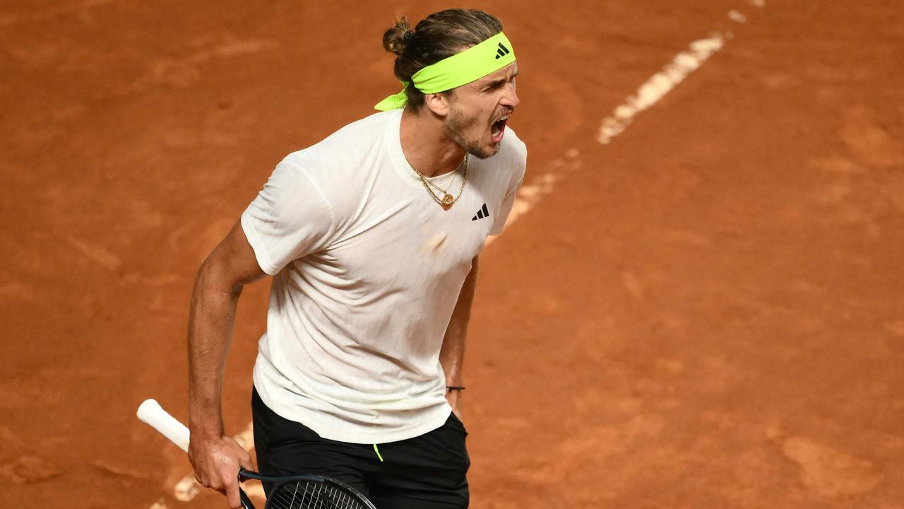 Tennis in Rom: Zverev bezwingt Fils und ist im Viertelfinale