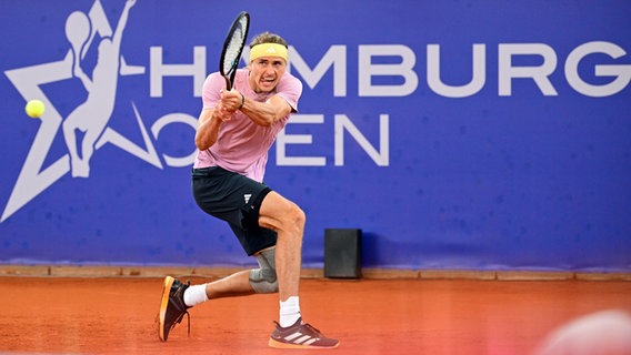 Alexander Zverev am Hamburger Rothenbaum. © Witters 