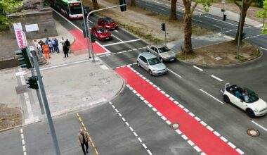 Bauabschnitt auf der Königsallee in Bochum fertiggestellt