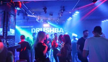 Der Klub Drushba an einem  Samstagabend im März 2023:  Die Besucherzahlen sind gesunken, sagt Betreiber matthias Golinski.