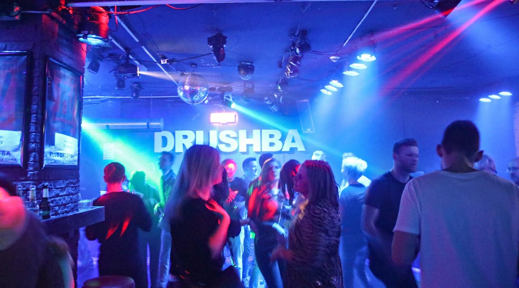 Der Klub Drushba an einem  Samstagabend im März 2023:  Die Besucherzahlen sind gesunken, sagt Betreiber matthias Golinski.