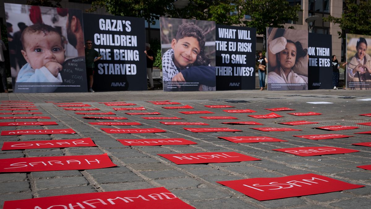 Protestaktion gegen Untätigkeit der EU gegenüber Israel: Ärzte berichten aus Gaza