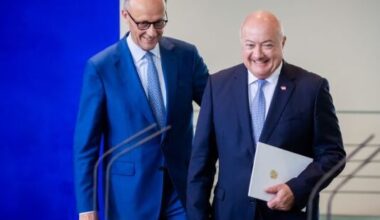 Stockers erste Auslandsreise als Kanzler nach Berlin