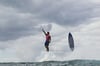 Eine spannende Momentaufnahme, die bei den Olympischen Spielen 2024 entstanden ist.
