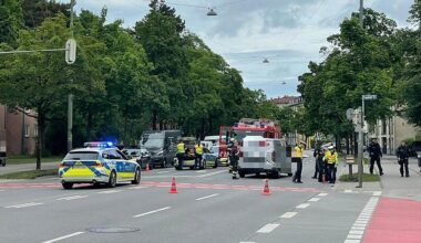 Kind bei Unfall an Chiemgauer Straße verletzt – Sperrung auf dem Mittleren Ring