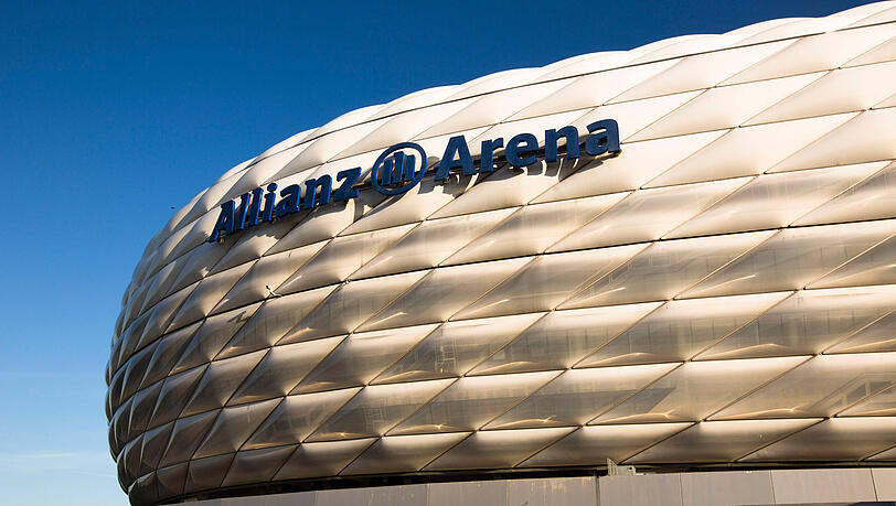 Die Fußball-Arena in Fröttmaning.