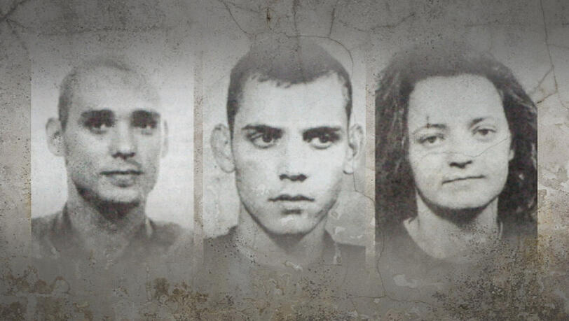 Das NSU-Terror-Trio: Beate Zschäpe, Uwe Böhnhardt und Uwe Mundlos (v.re.)