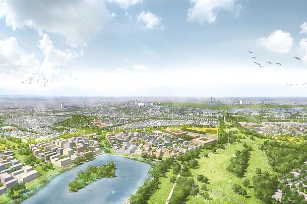 Pläne für ein neues Olympisches Dorf in Daglfing.