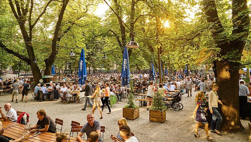 Für über 5000 Menschen hat der Augustinerkeller in München Platz.