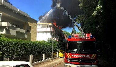 Brand im Münchner Villenviertel sorgt für Großaufgebot der Feuerwehr