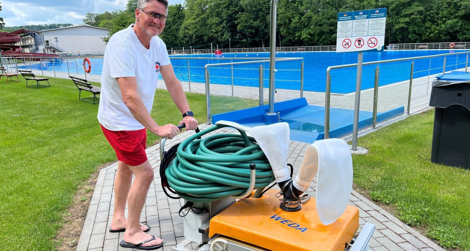 Freibadsaison erlebt im Raum Freiberg/Flöha einen verhaltenen Start