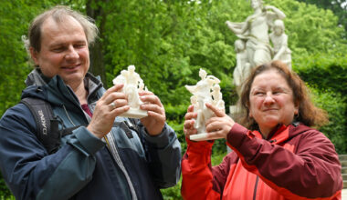 Schillingsche Figuren vom Chemnitzer Schloßteich gibt es jetzt als Tastmodelle für Blinde