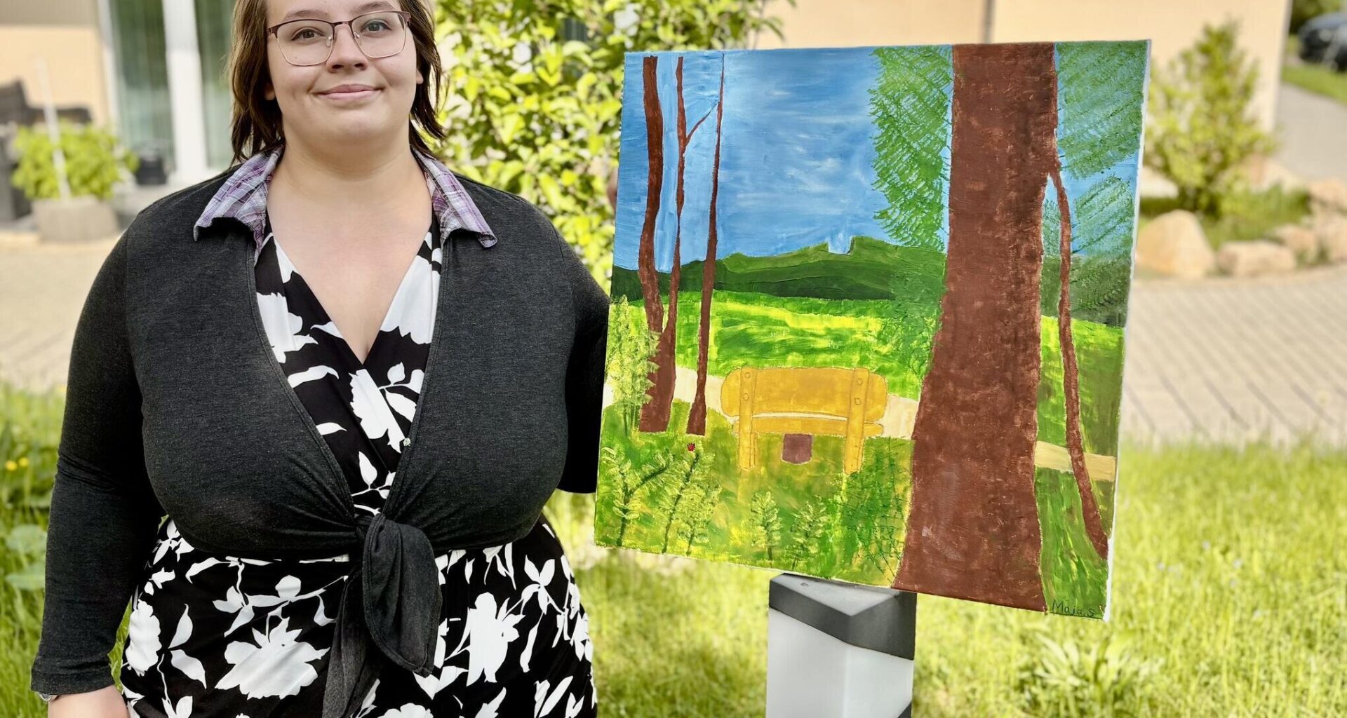 Wie einer jungen Frau aus dem Erzgebirge das Malen im Leben hilft
