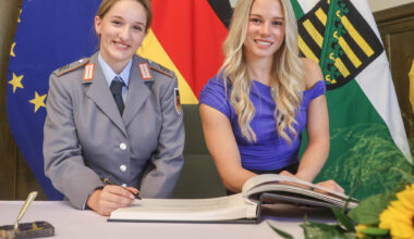 Warum Karina Schönmaier und Lea Quaas im Chemnitzer Rathaus waren
