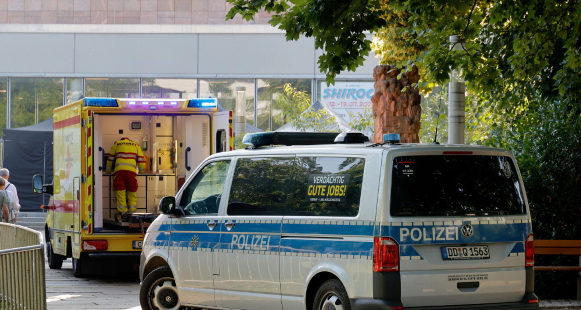 Vorfall im Chemnitzer Stadthallenpark: Erst gedroht, dann niedergeschlagen