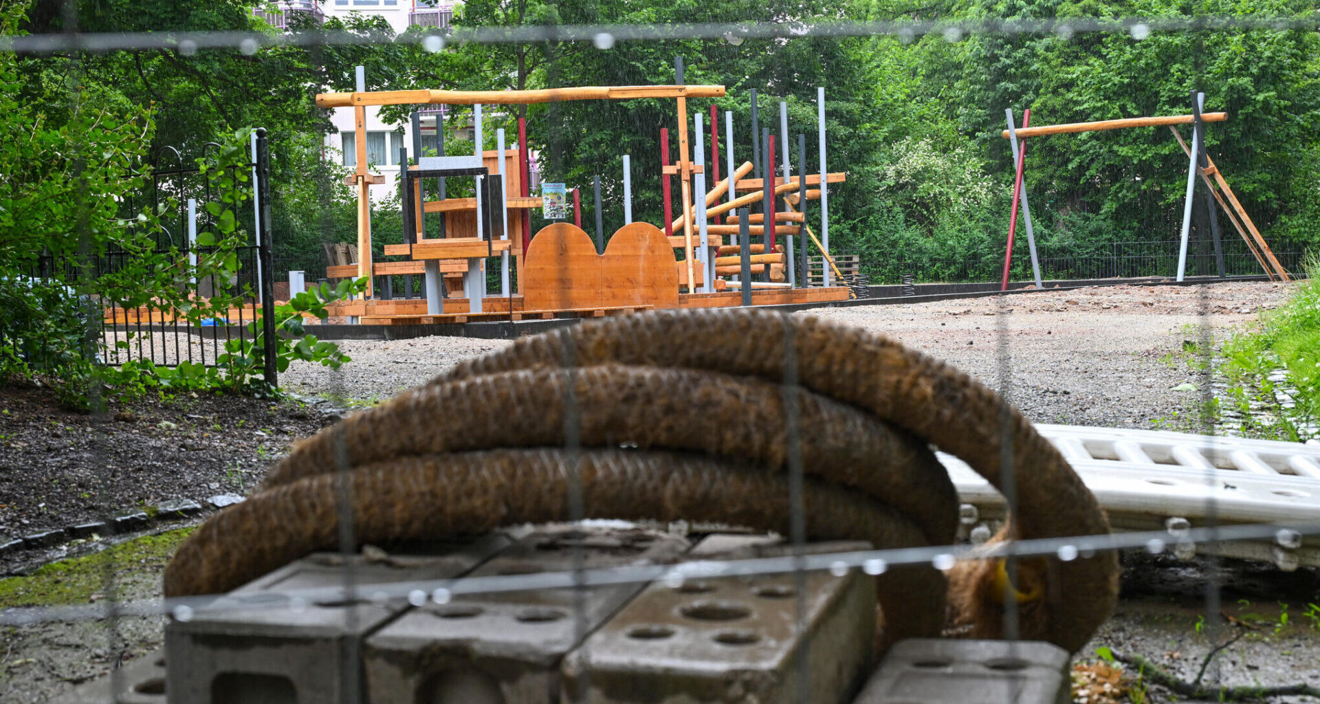 Dieser beliebte Spielplatz in Chemnitz bleibt weiterhin Baustelle