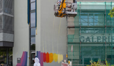 Wer malt denn hier? Weitere Wand in Chemnitzer Innenstadt wird bunt