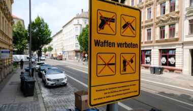 Polizeiwache eröffnet in Sachsens einziger Waffenverbotszone