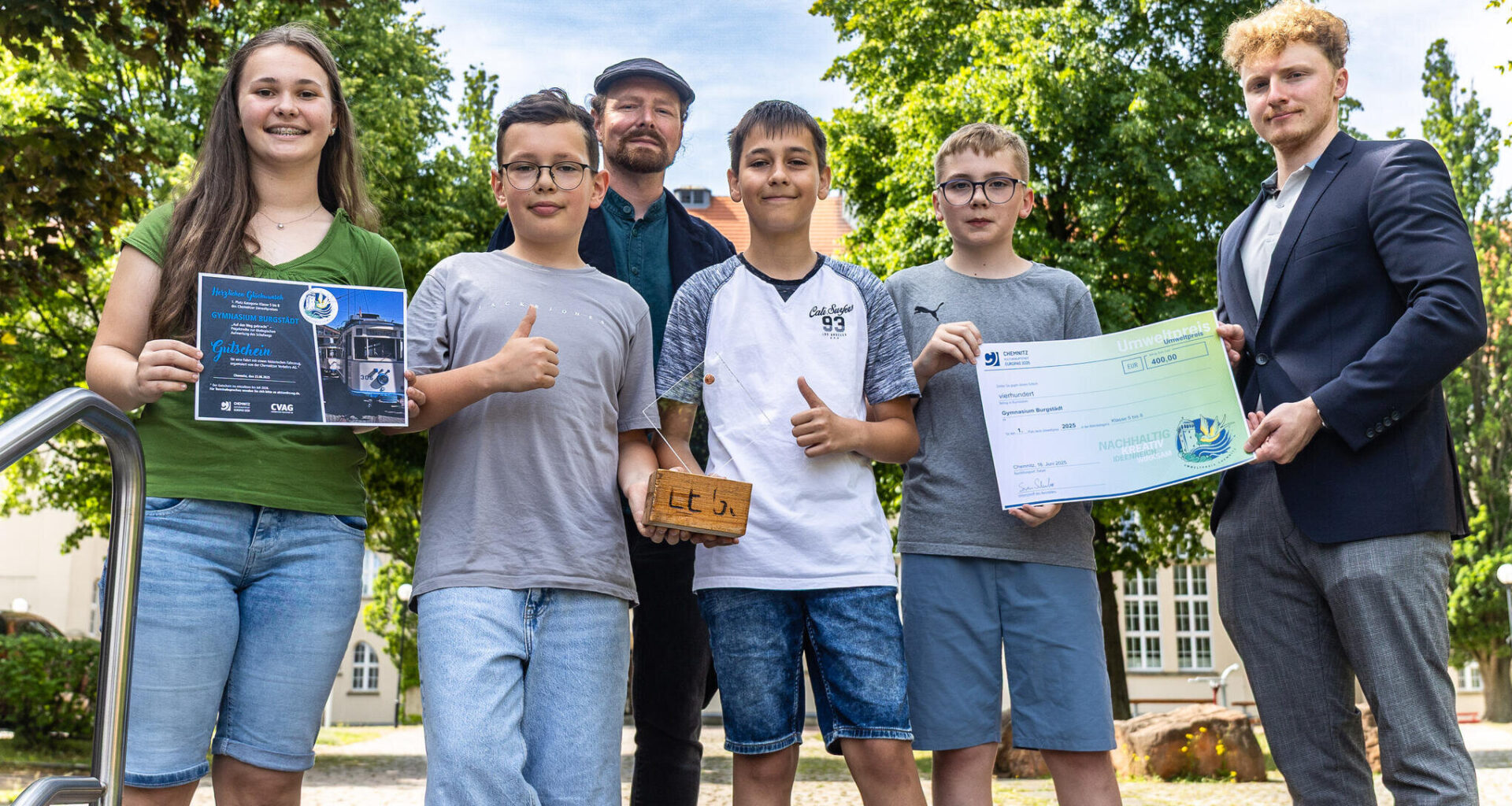 Burgstädter Gymnasium gewinnt Chemnitzer Umweltpreis – Wie Schüler mit nachhaltigen Ideen zur Artenvielfalt überzeugen