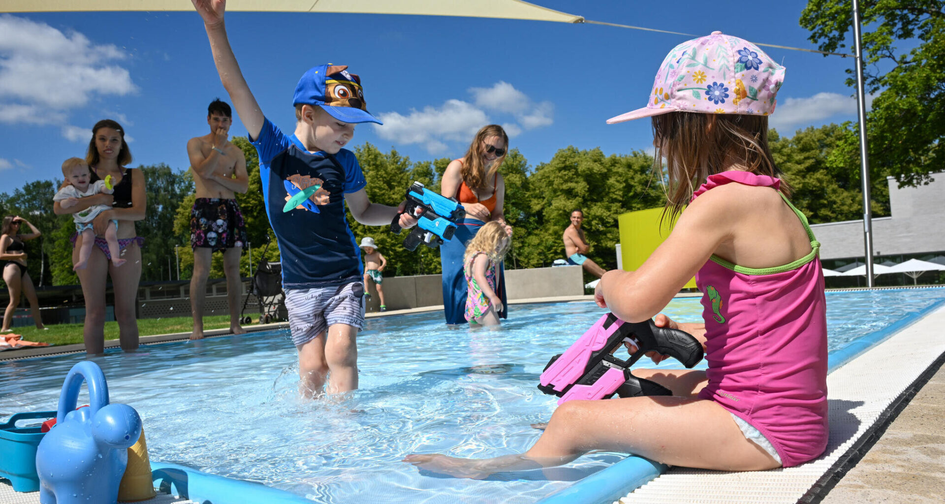 So finden die Badegäste das neue Freibad Bernsdorf in Chemnitz