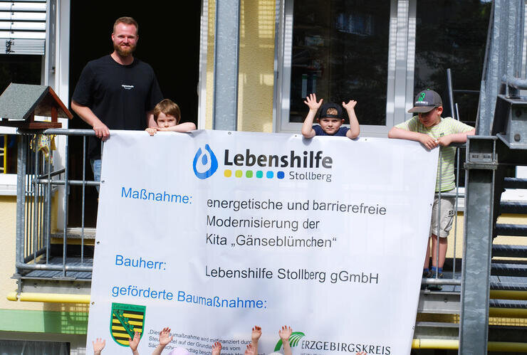 Kita "Gänseblümchen" wird barrierefrei und ökologisch modernisiert