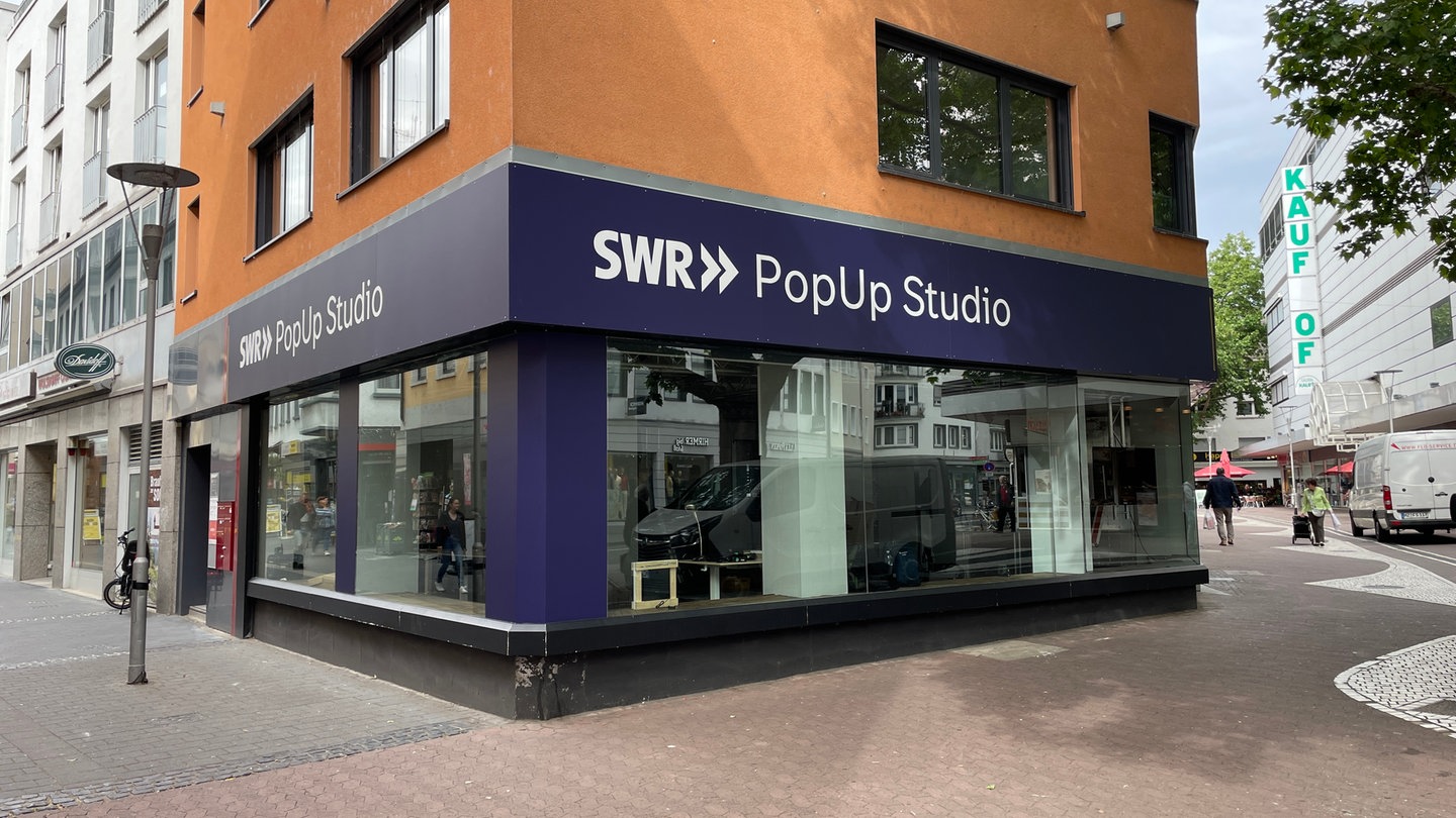 SWR-Programm im PopUp Studio in Mainz