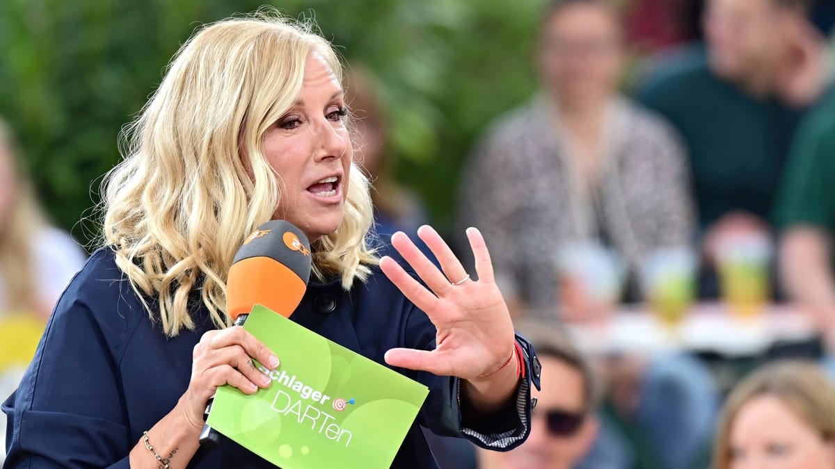 Andrea Kiewel stürzt bei ZDF-Dreh ins Wasser