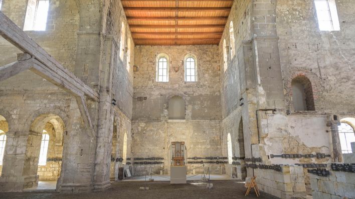 John Cage Orgelstück ORGAN/ASLSP, St.-Burchardi-Kirche, Kloster St. Burchardi, Halberstadt, Sachsen-Anhalt, aufgenommen am 09.05.2025. (Quelle: Picture Alliance/Joko)