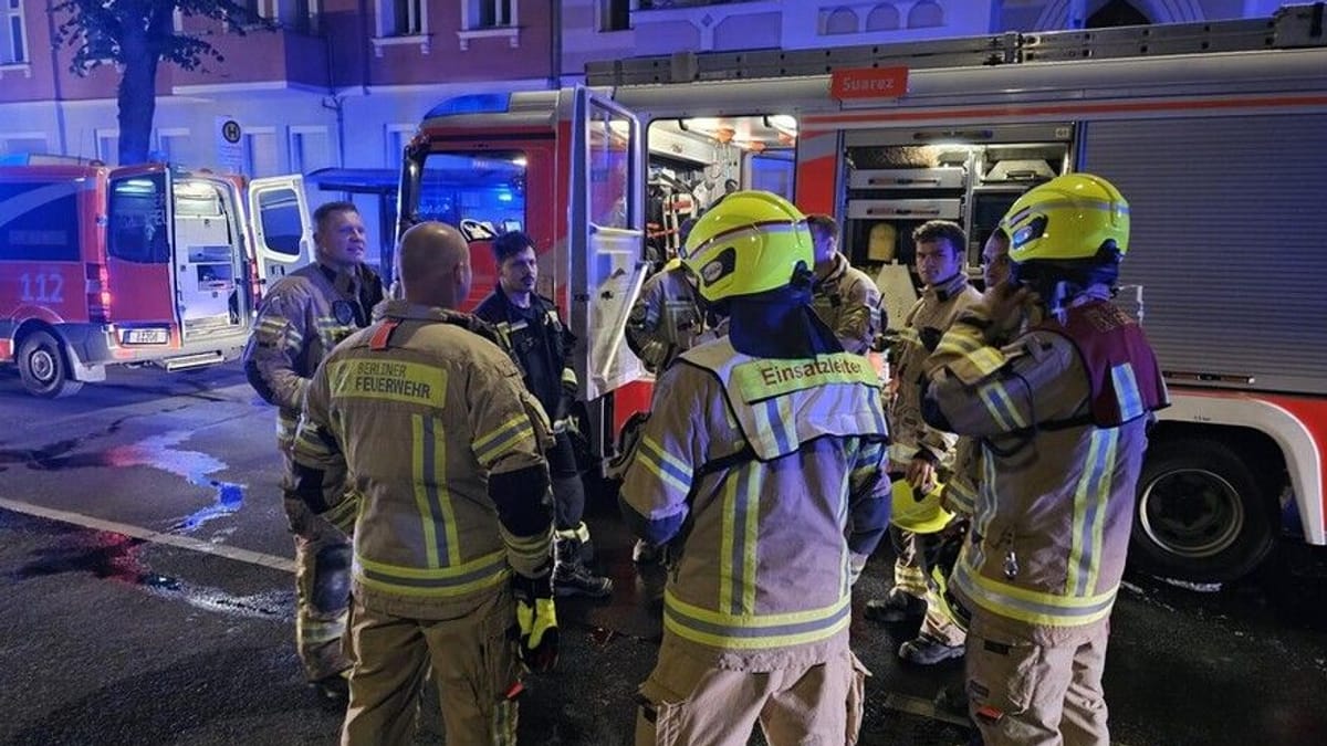 Fünf Verletzte bei Balkonbrand in Charlottenburg
