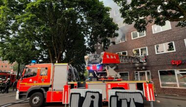 Brand in Hamburg-Hamm: Feuerwehr rettet sechs Menschen