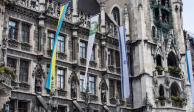 Petition fordert abhängen der israelischen Flagge am Rathaus