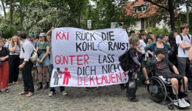 Studierende protestieren gegen Kürzungen an Berliner Hochschulen
