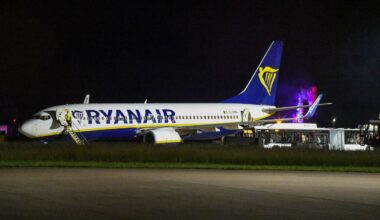 Flugzeug von Ryanair Notlandung nach Turbulenzen in Memmingen
