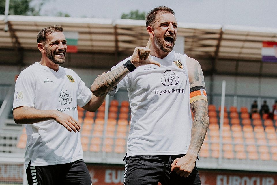 Gegen Tschechien bejubelte Kapitän Tobias Haitz einen 4:2-Auftaktsieg.