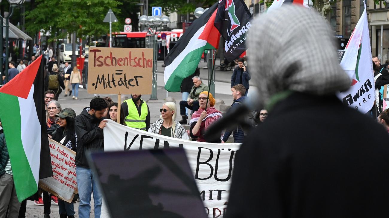 Propalästinensische Gruppen in Hamburg: Eine Demo wird gekapert