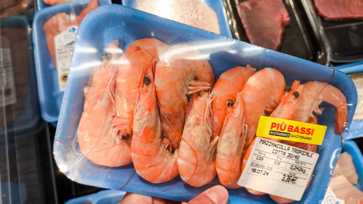 Garnelen-Dieb verliert auf Flucht Geldbörse