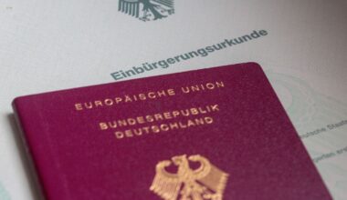 Einbürgerungsurkunde und Reisepass