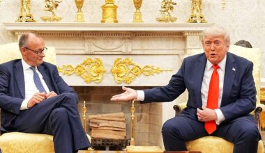 Friedrich Merz ermahnt Donald Trump