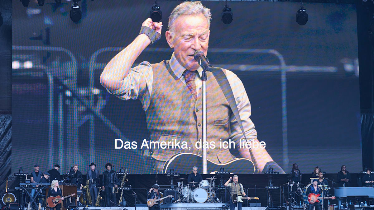 Bruce Springsteen: „Korrupt, inkompetent und verlogen“ – „The Boss“ teilt in Berlin gegen Trump aus