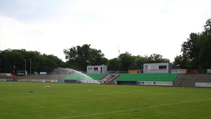 Das Friesenstadion in Fürstenwalde (Archiv). Quelle: imago images/Matthias Koch