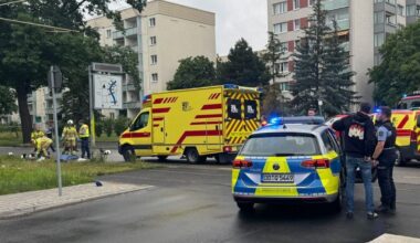 Motorradfahrer stirbt auf Stübelallee – mehrstündiger Einsatz