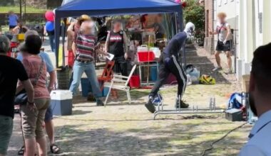 Angriff auf Besucher der Vielfaltsveranstaltung in Bad Freinewalde am 15.06.2025. (Quelle: rbb)