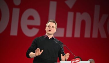 Maximilian Schirmer, Vorsitzender des Landesverbandes Berlin der Partei Die Linke (Quelle: dpa)