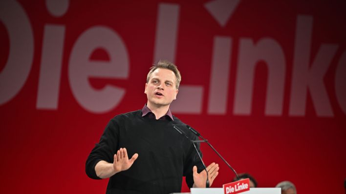 Maximilian Schirmer, Vorsitzender des Landesverbandes Berlin der Partei Die Linke (Quelle: dpa)