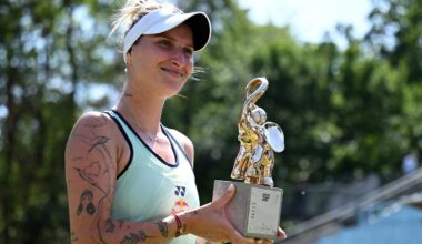 Marketa Vondrousova macht es wie einst in Wimbledon