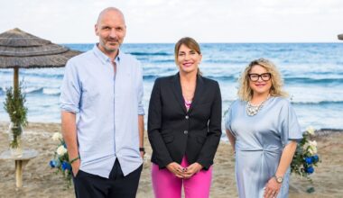 Wie bei "Hochzeit auf den ersten Blick" begleiten auch im Spin-off Markus Ernst, Beate Quinn und Dr. Sandra Köhldorfer (v. l.) die Paare während ihres Liebes-Experiments.